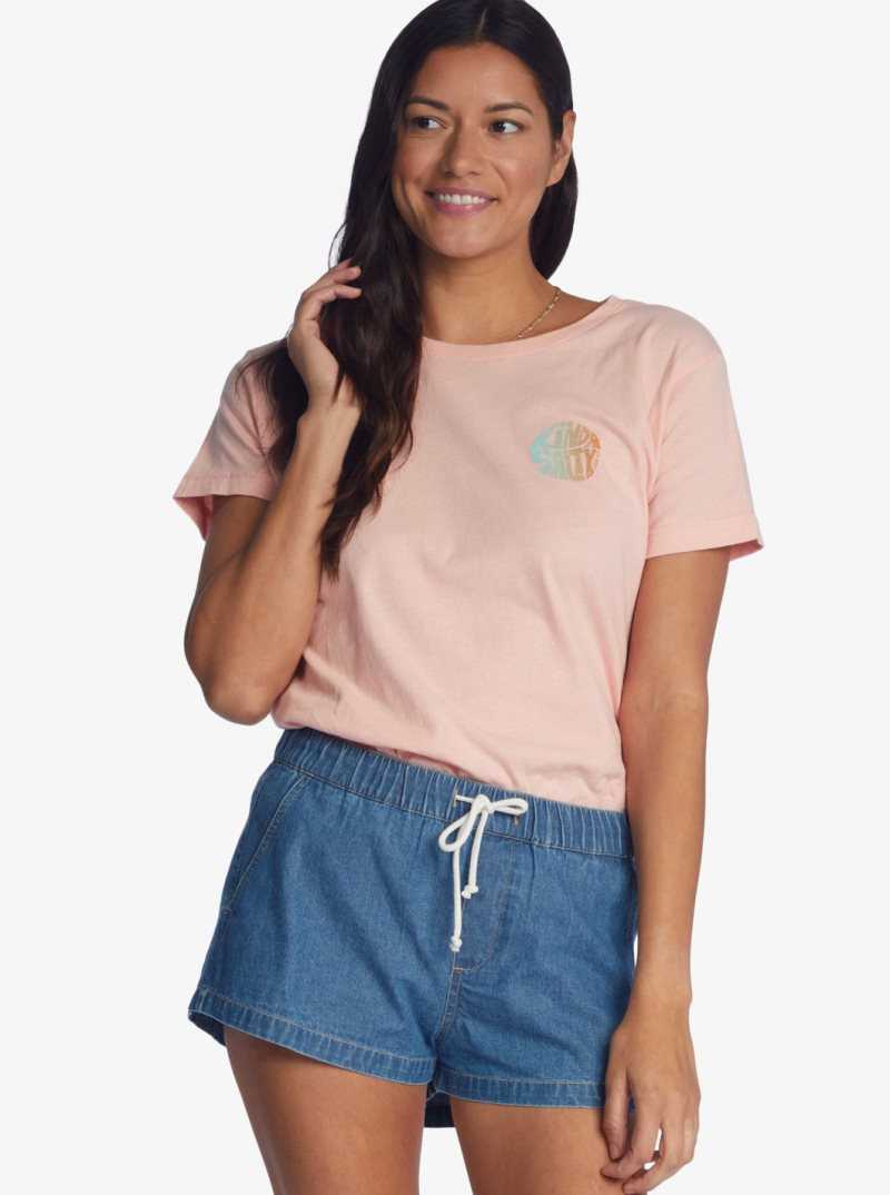 Blossom Roxy Kinda Salty Screen Tee | OMWBRK962