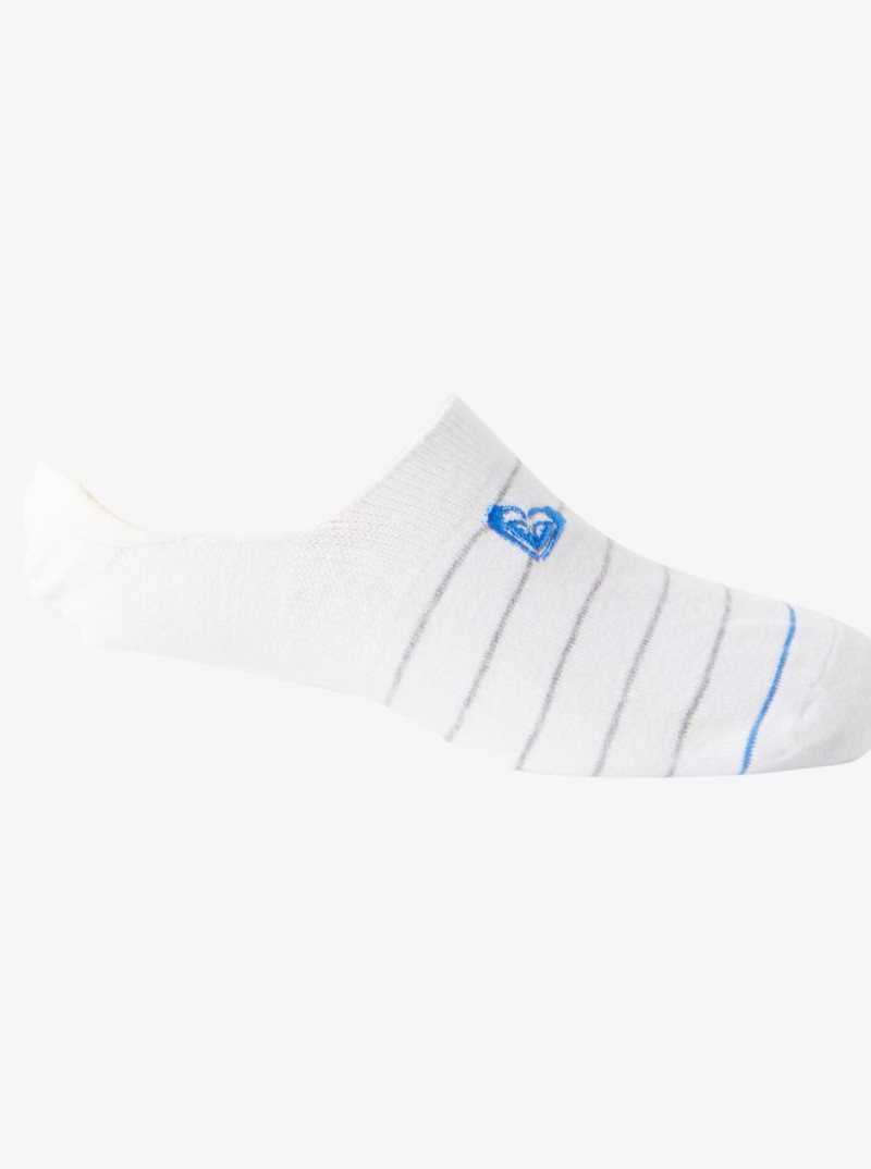 Blue Roxy 3-Pack No-Show Socks | TXCSAM267