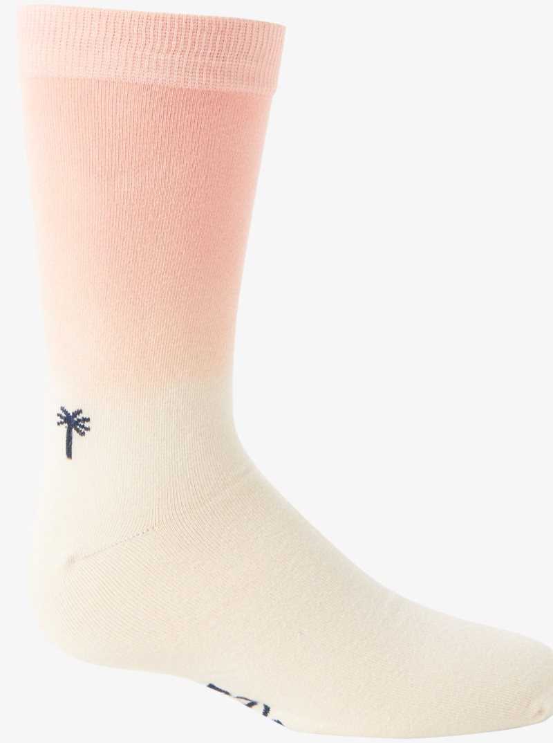 Blush Roxy 2-Pack Crew Socks | GLSFHQ917