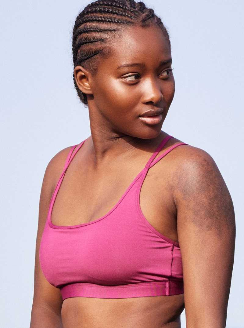 Boysenberry Roxy Feel Like Me Low Support Sports Bra | UZQJYC934