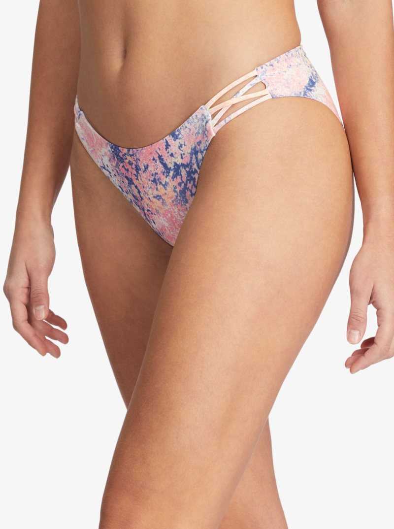 Bright White Concrete Jungle Roxy Active Full Bikini Bottoms | MDZXHV976