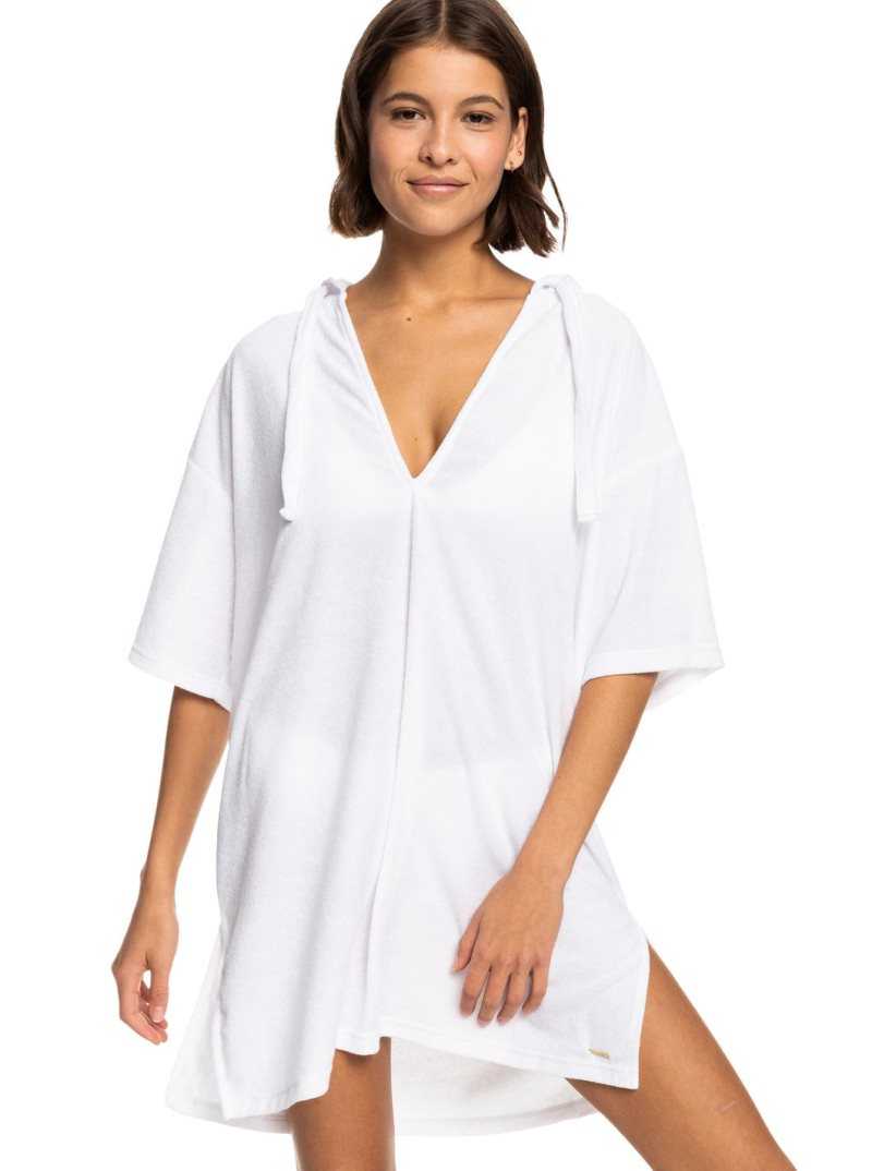 Bright White Roxy Easy Love Cover-up | FKSRAN736