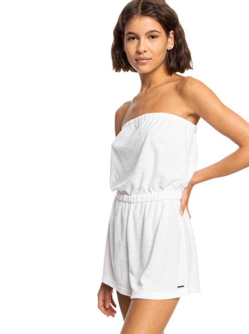 Bright White Roxy Special Feeling Romper | THXMAY735