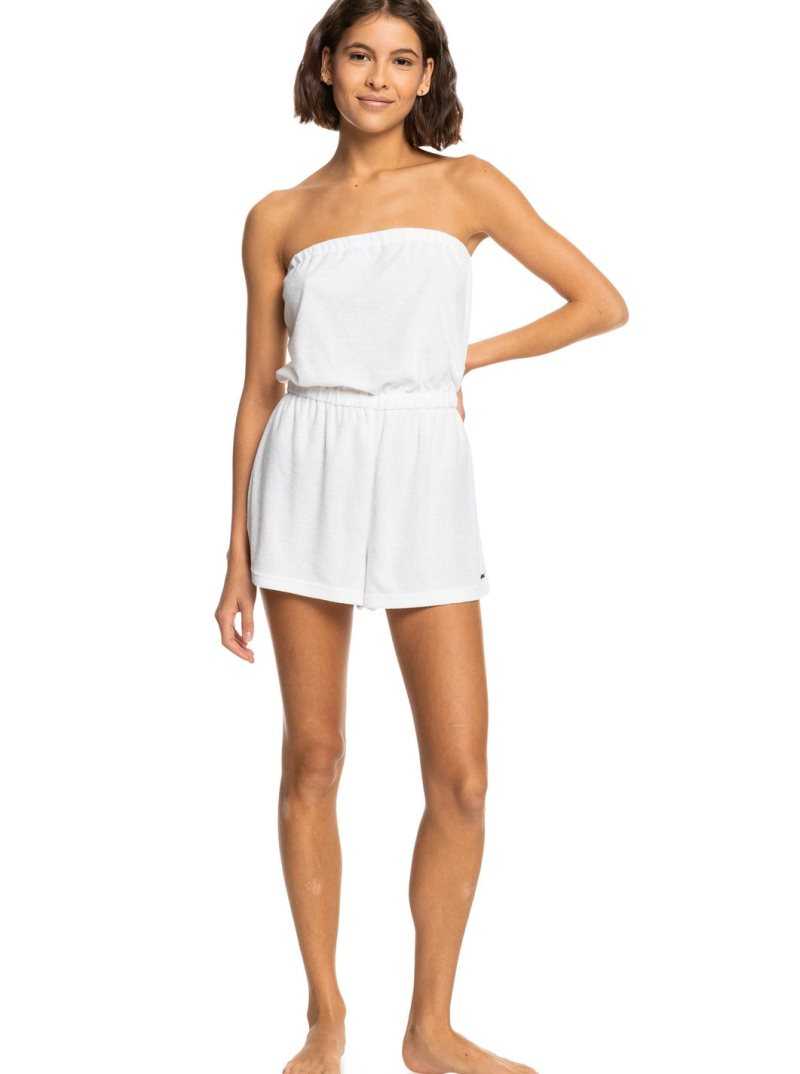 Bright White Roxy Special Feeling Romper | THXMAY735