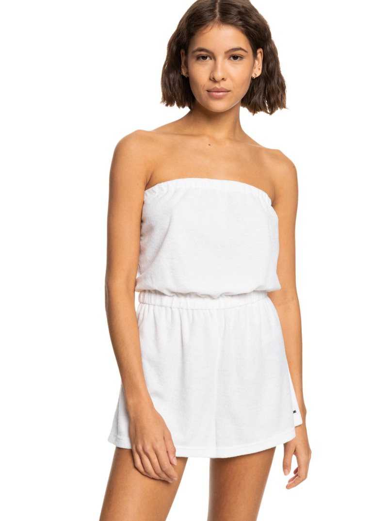 Bright White Roxy Special Feeling Romper | THXMAY735