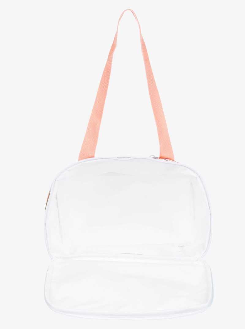 Bright White Subtly Salty Mult Roxy Water Effect Cooler Bag | ILSKVD609