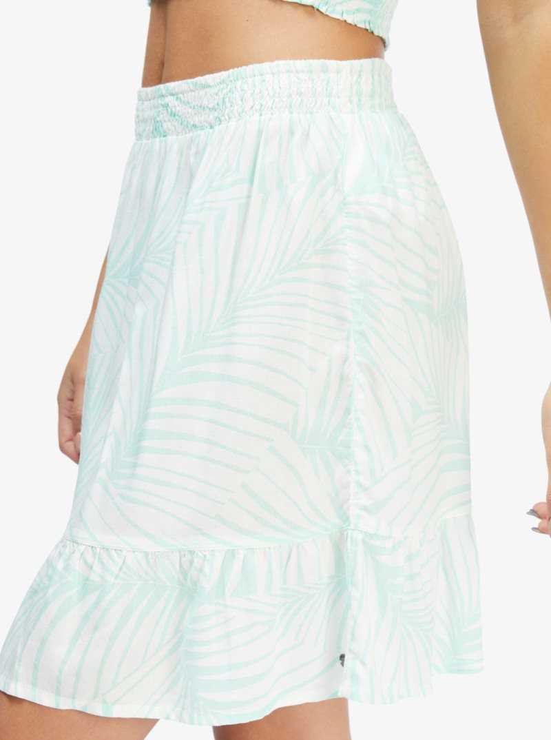 Brook Green Palm Tree Dreams Roxy Night Out Skirt | RWLOBP763