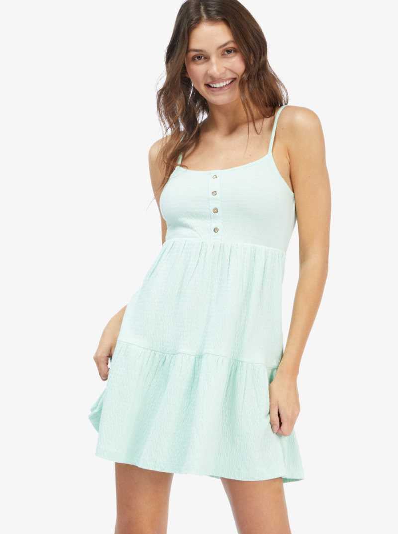 Brook Green Roxy Beach Hangs Strappy Dress | OPVKSR482