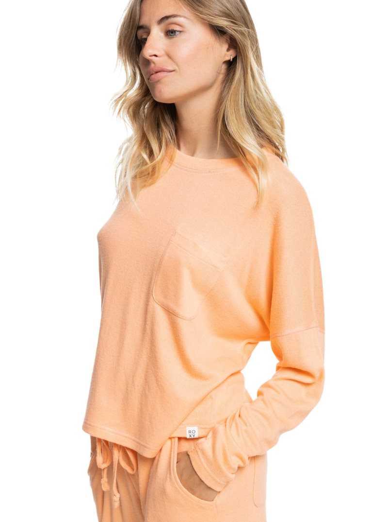 Cantaloupe Roxy Just Perfection Sweatshirt | OANZYL678