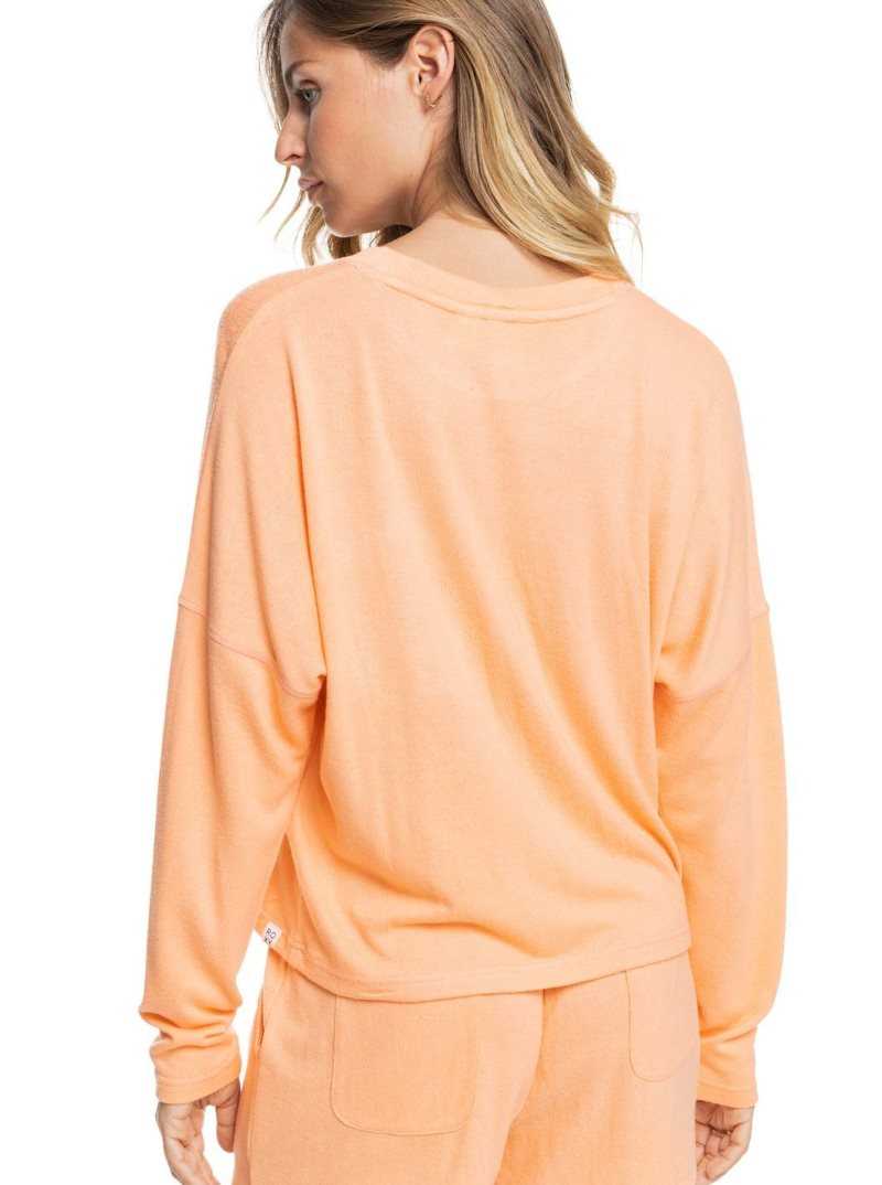 Cantaloupe Roxy Just Perfection Sweatshirt | OANZYL678