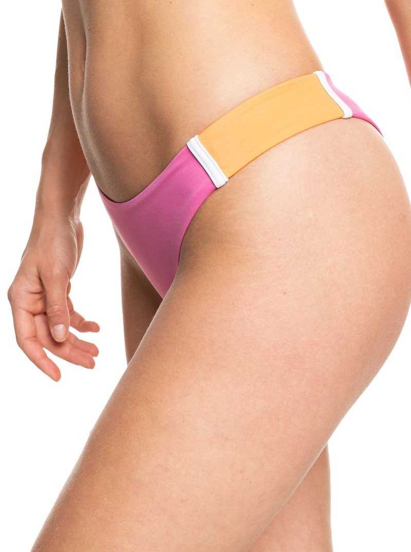 Cantaloupe Roxy Rad Retro Cheeky Bikini Bottoms | AKYQLX172