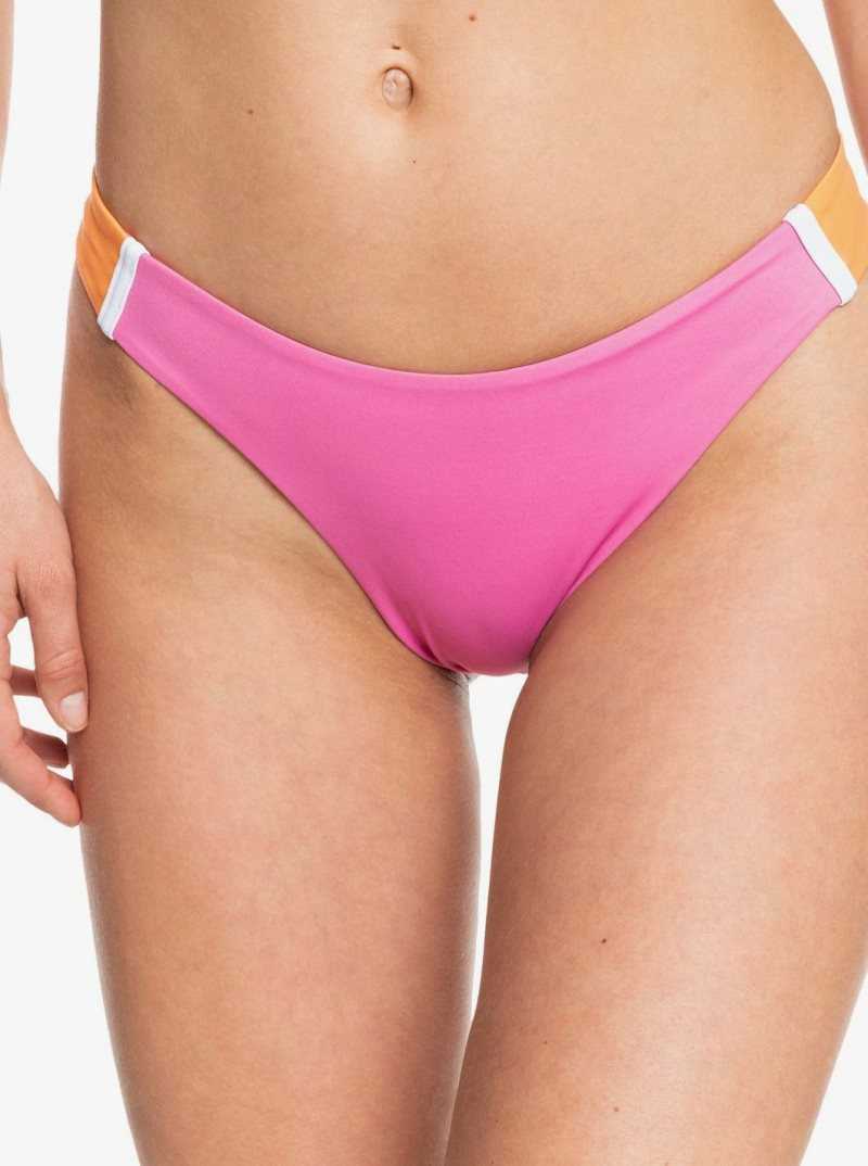 Cantaloupe Roxy Rad Retro Cheeky Bikini Bottoms | AKYQLX172