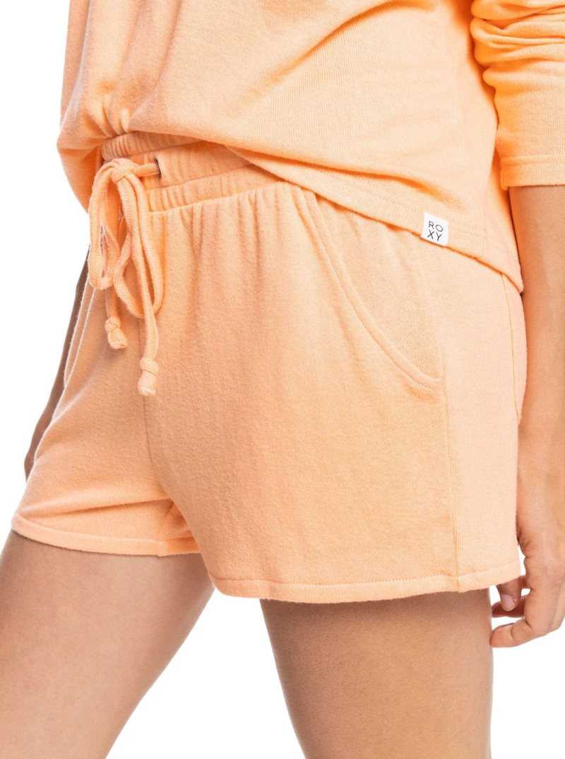 Cantaloupe Roxy bidden Summer Sweatshorts | JXFMTP314