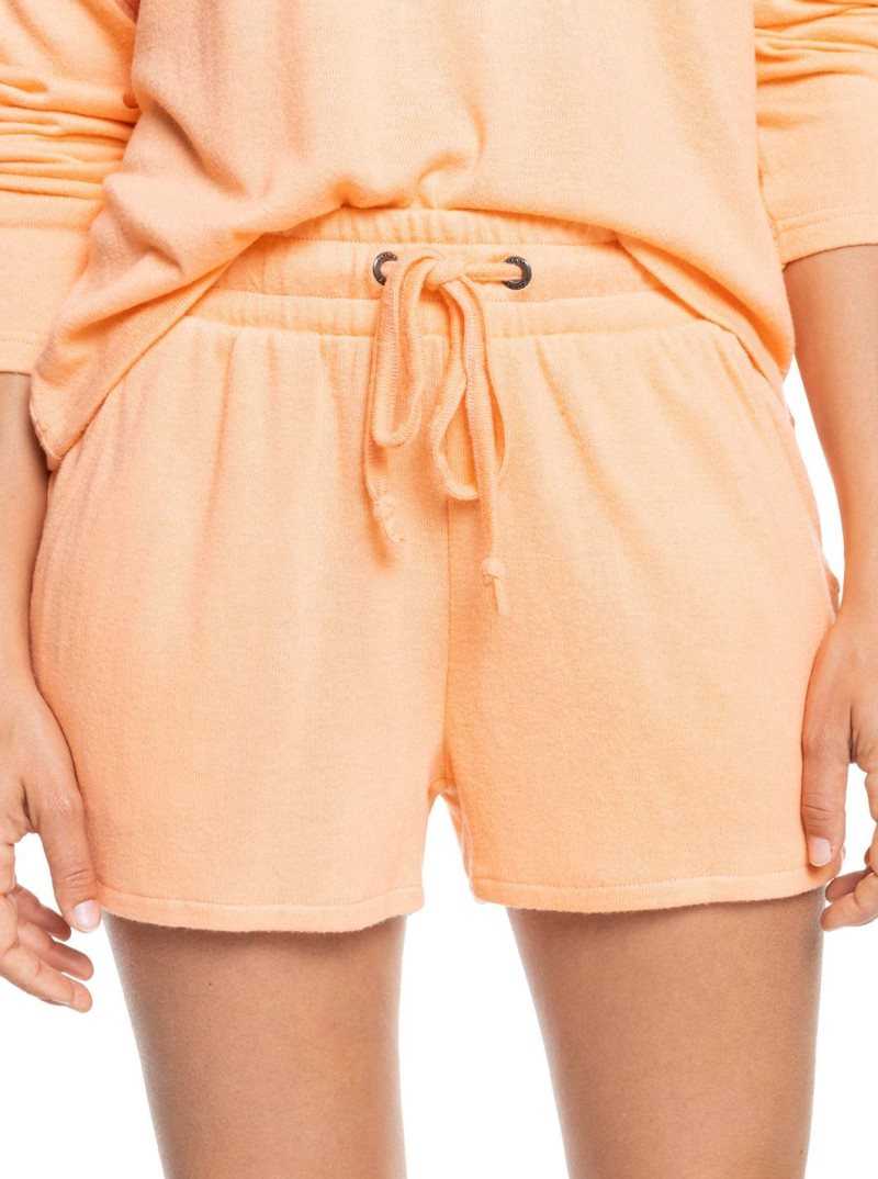 Cantaloupe Roxy bidden Summer Sweatshorts | JXFMTP314