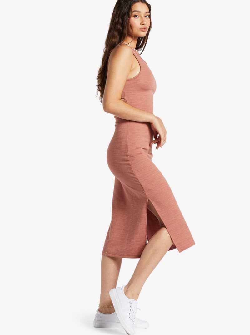 Cedar Wood Roxy Good Keepsake Strappy Midi Dress | QBVFEP321