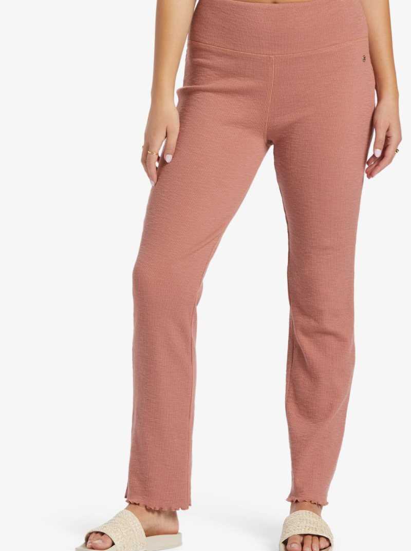 Cedar Wood Roxy Zuma Knit Pant High Waist Knit Flare Pants | ZMORBU803