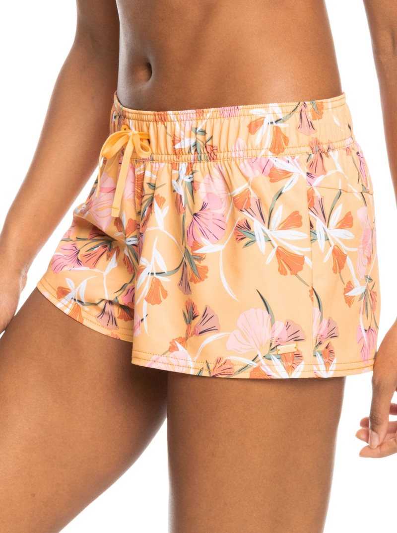 Chamois Pressed Flowers Roxy Island In The Sun 2' Boardshorts | XGJUMT470