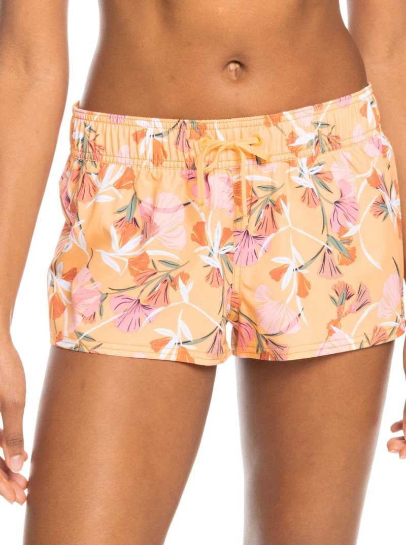 Chamois Pressed Flowers Roxy Island In The Sun 2\' Boardshorts | XGJUMT470