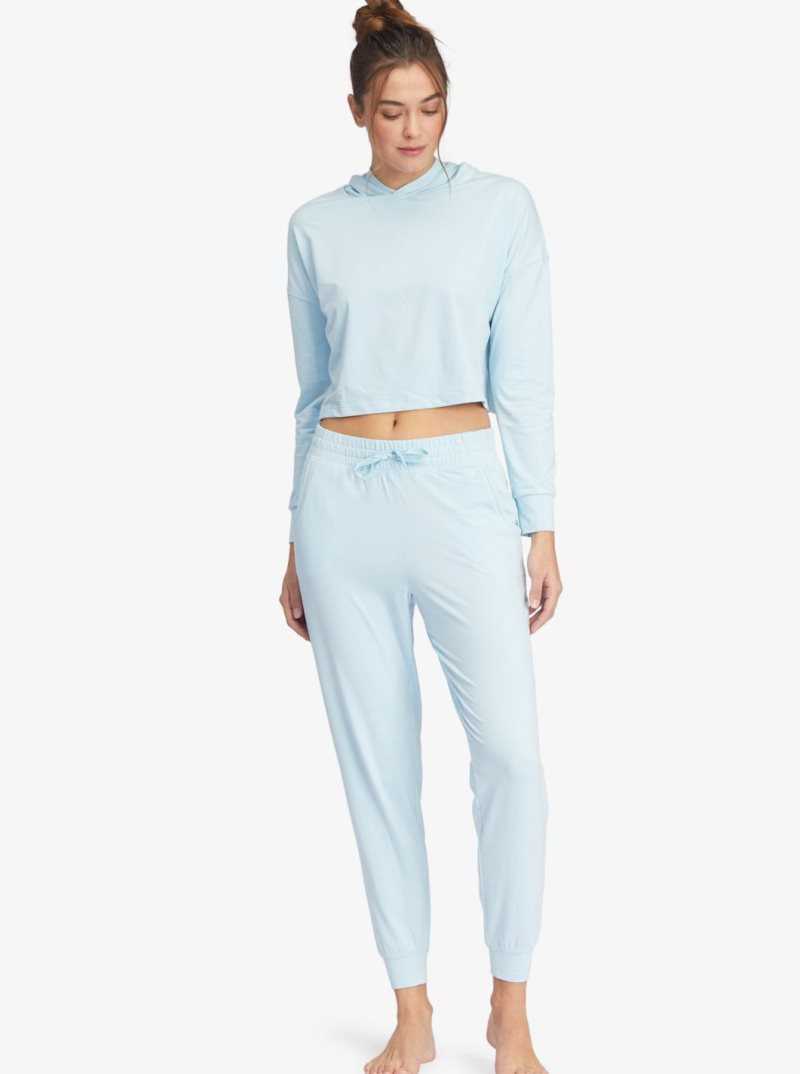 Cool Blue Heather Roxy Sun Might Shine Workout Pants | CULTBF712