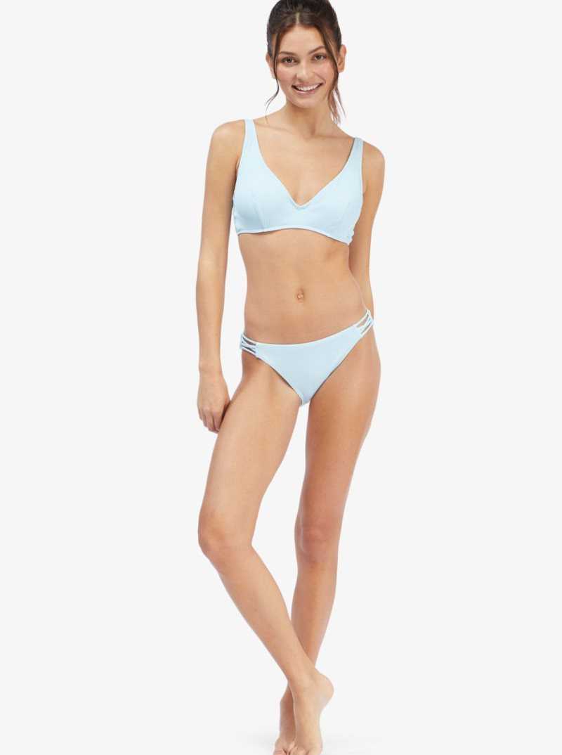 Cool Blue Roxy Active Full Bikini Bottoms | GILNWH273