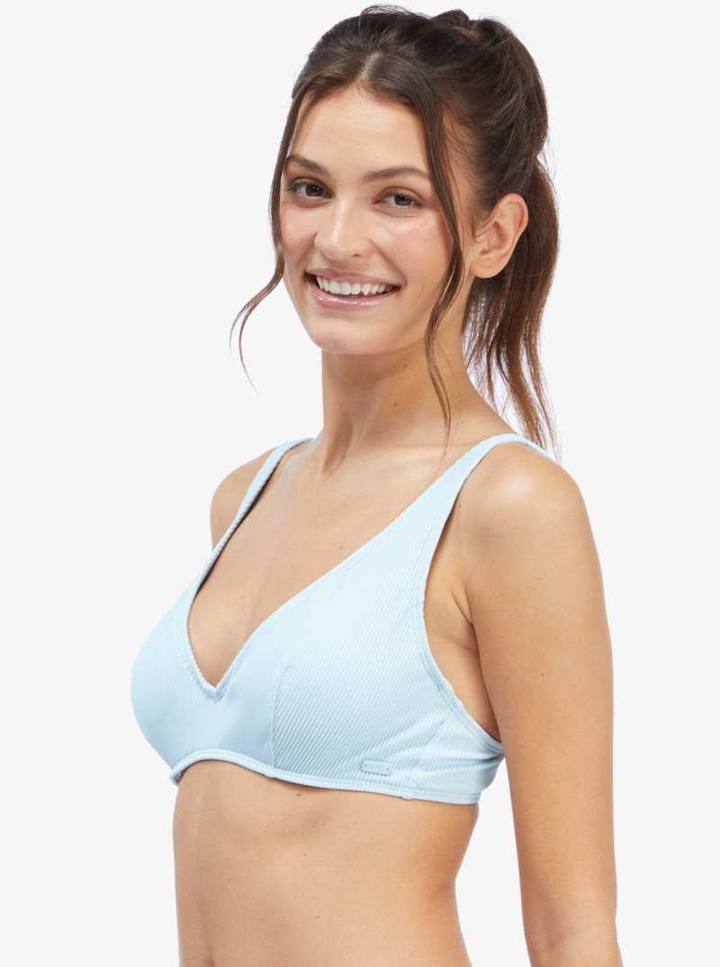 Cool Blue Roxy Active Underwired Bikini Top | ZINYKD409