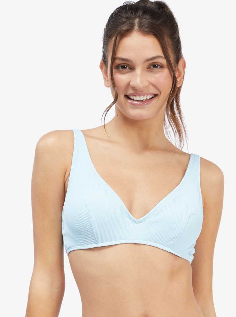 Cool Blue Roxy Active Underwired Bikini Top | ZINYKD409