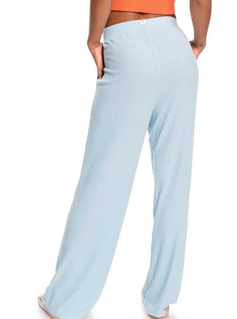 Cool Blue Roxy Sunday Morning Rib Pants | POXSTU760