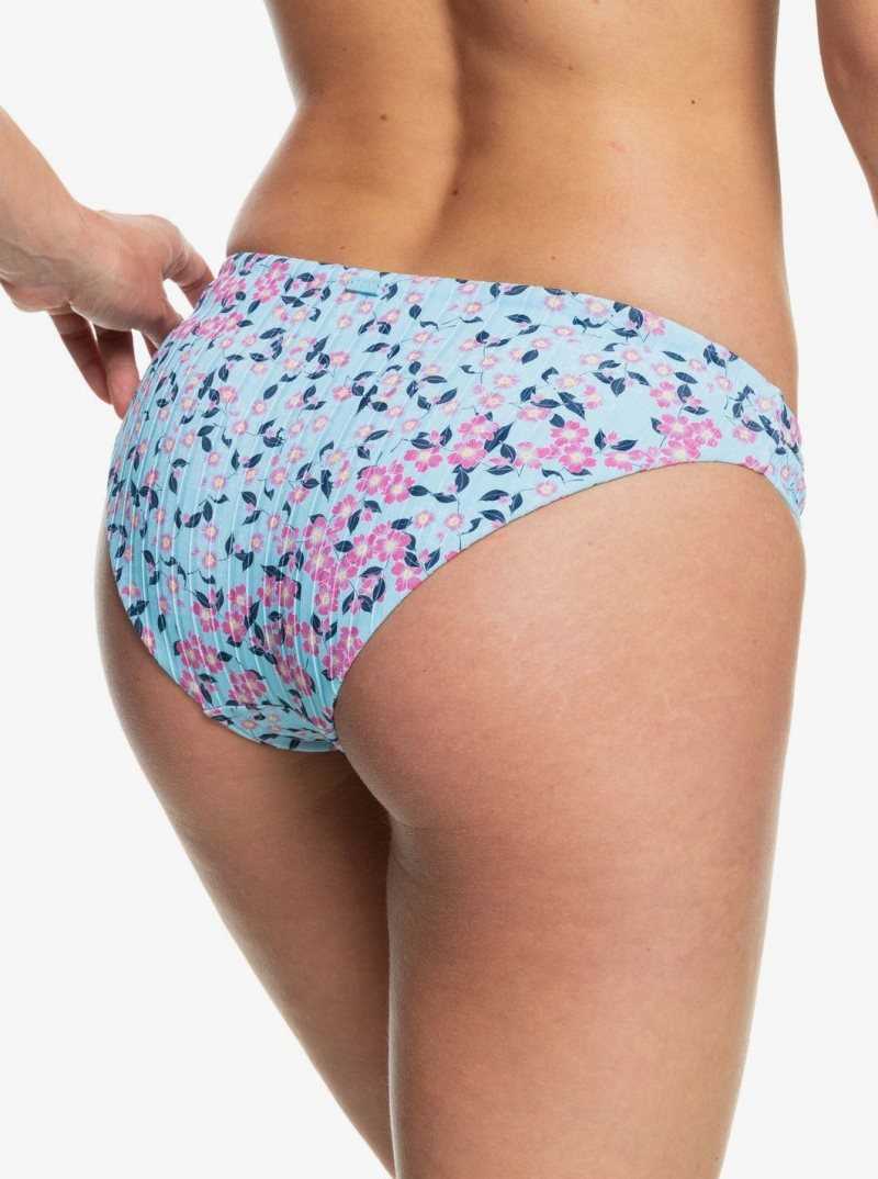 Cool Blue S Very Blossom Roxy Love The Comber Hipster Bikini Bottoms | CHZMRL638