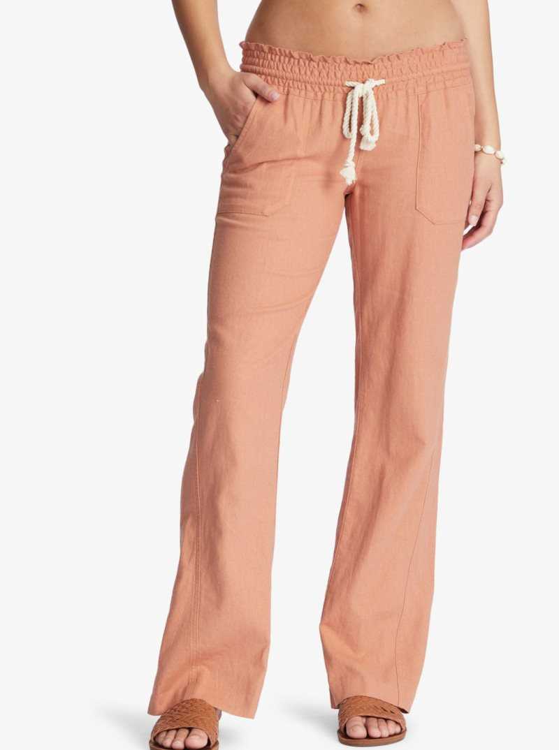 Cork Roxy Oceanside Flared Pants | LHKUDG617