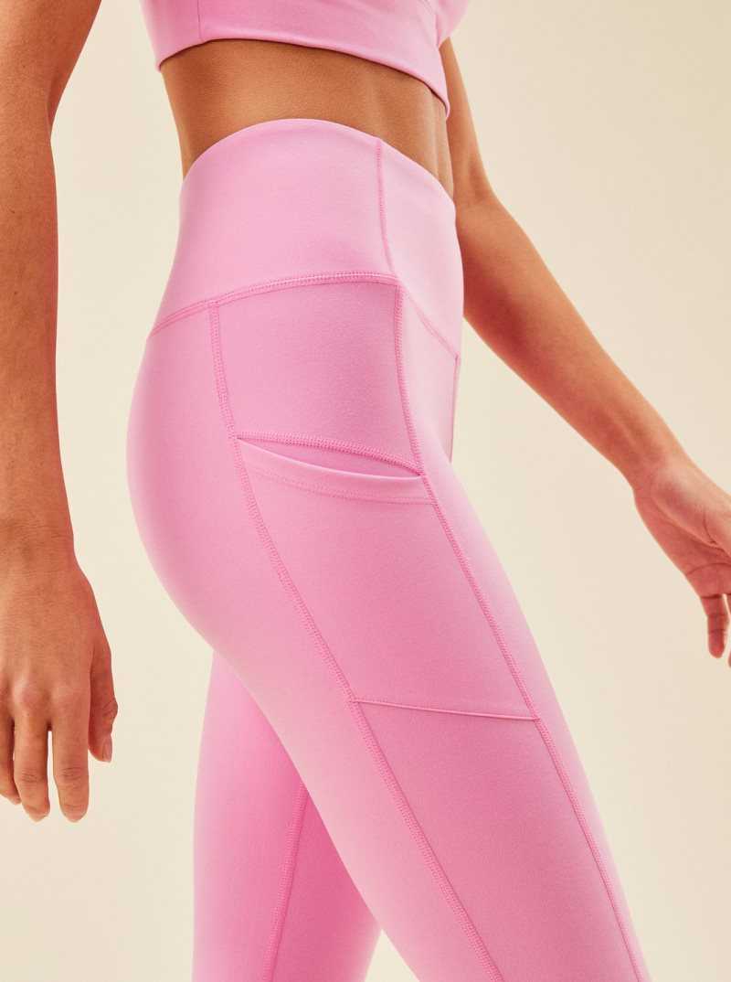 Cyclamen Roxy Heart Into It Technical Leggings | TXMLHG253