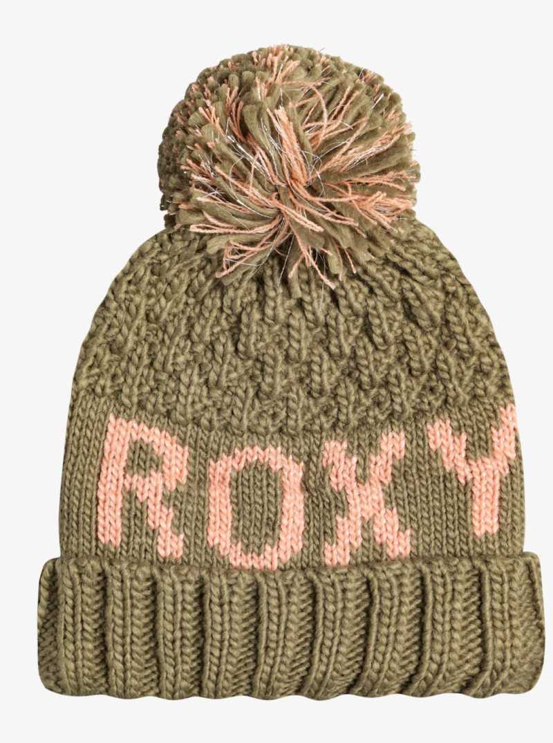 Deep Lichen Green Roxy 4-16 Tonic Beanie | UCKZPS518