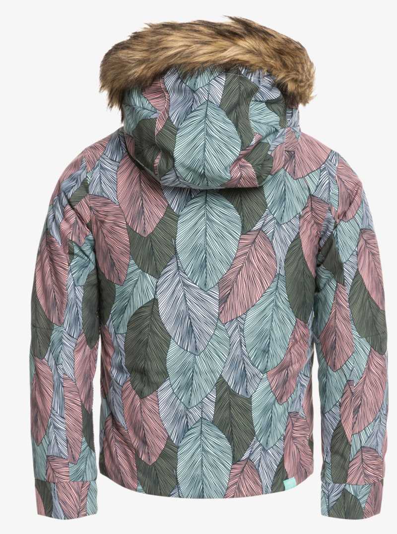 Fair Aqua La Palmeraie Rg Roxy 4-16 American Pie Insulated Snow Jacket | VBCMWZ582