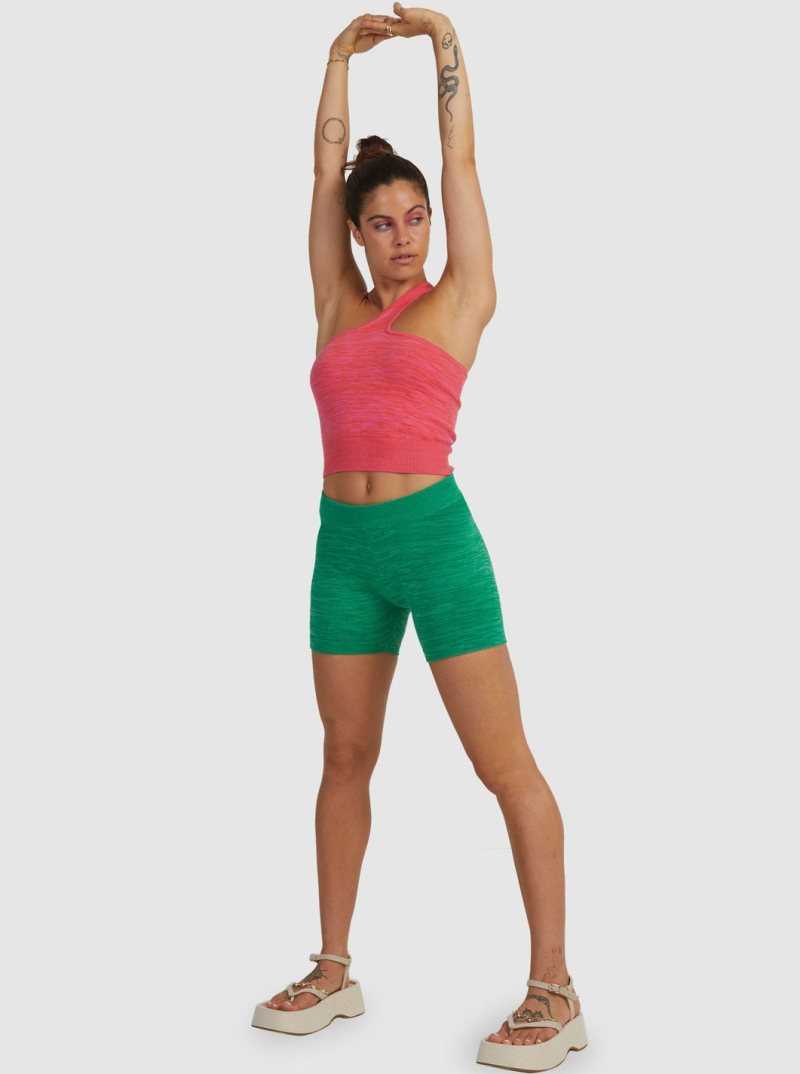 Green Dream Roxy Bold As Love Bike Shorts | PYGCDL529