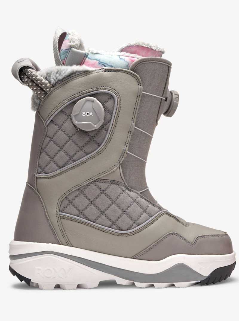 Grey Ash Roxy MT Snowboard Boots | WNJYCF412