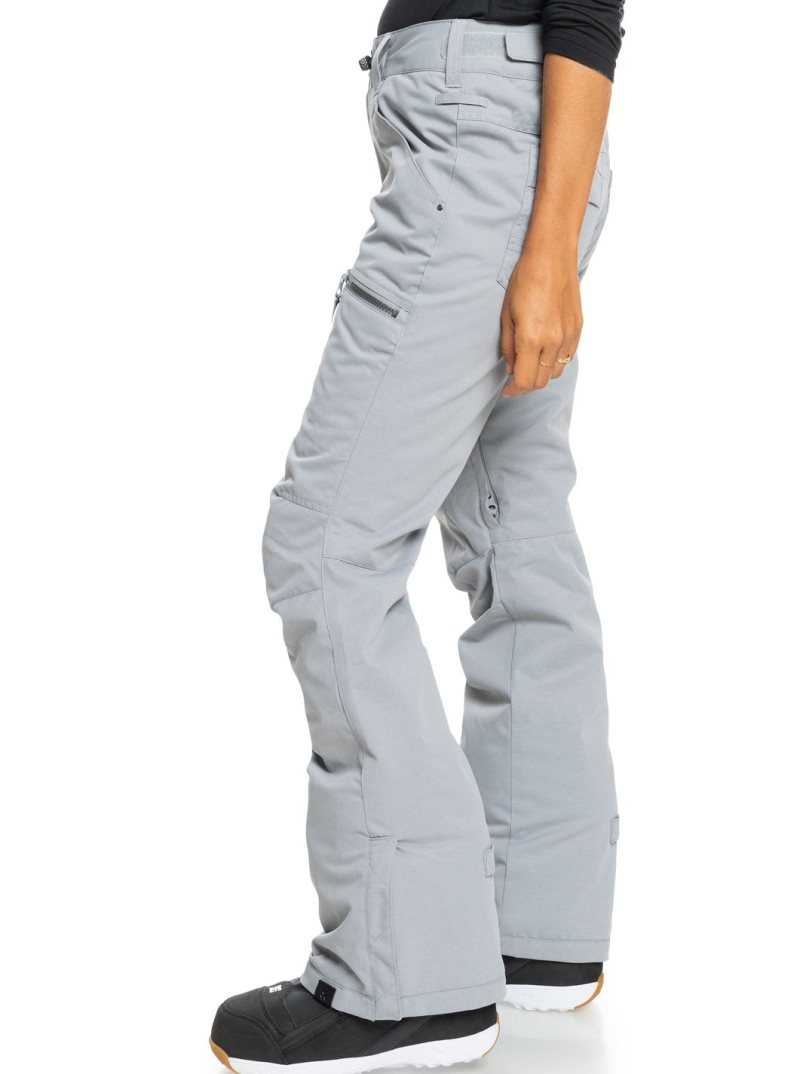 Heather Grey Roxy Nadia Insulated Snow Pants | CSQKDW794