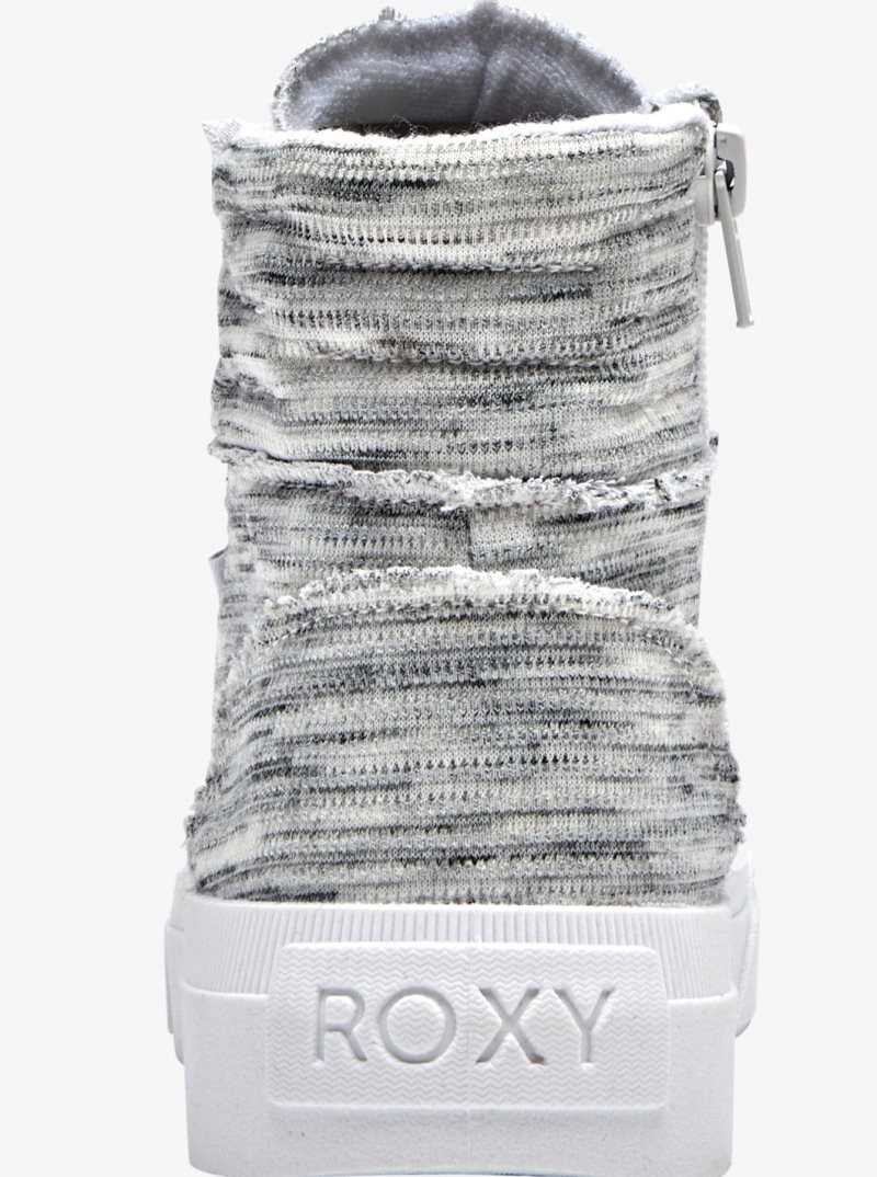 Heather Grey Roxy Rae Mid-Top Shoes | YIRNFQ918