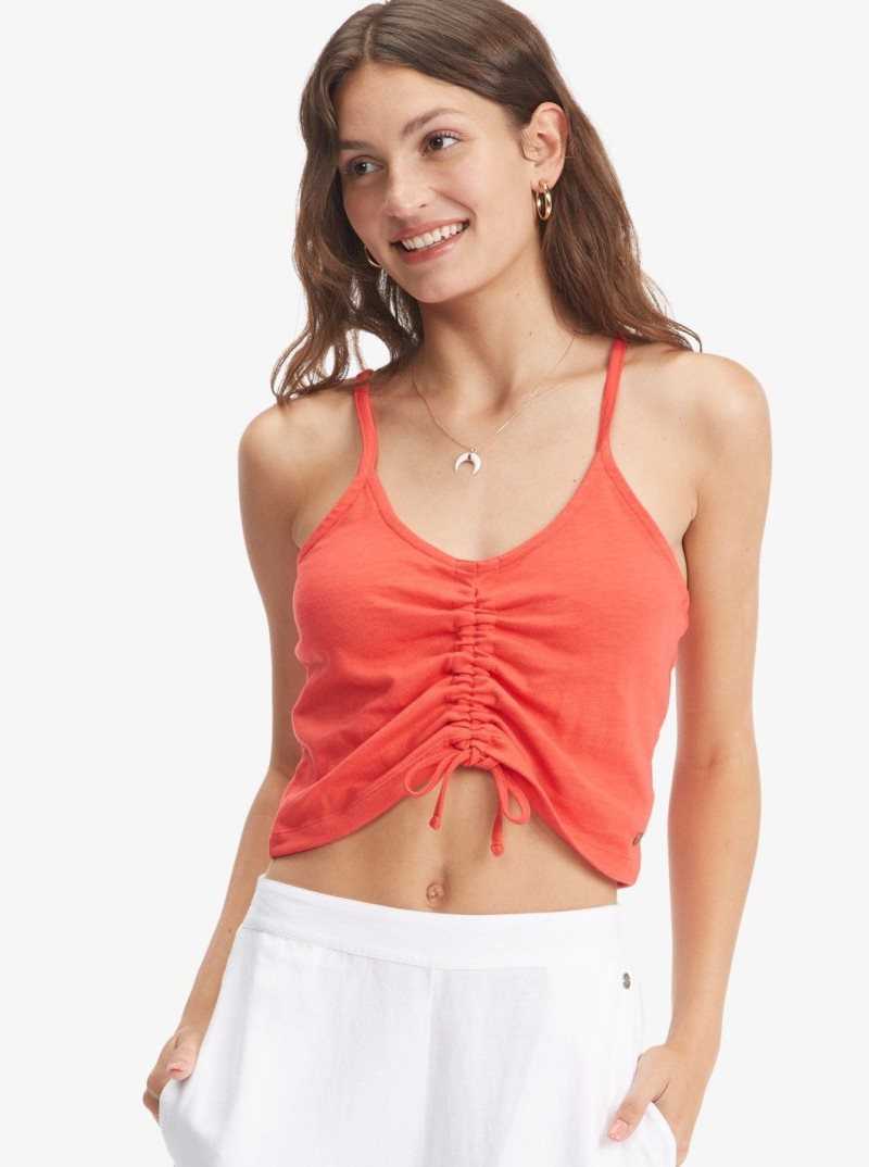 Hibiscus Roxy Flirty Feels V-Neck Top | IJZRMX428