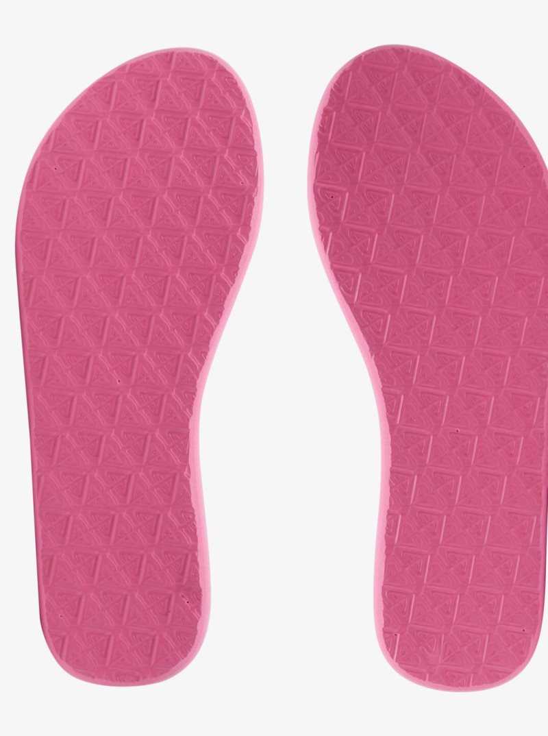 Hot Pink Roxy Viva Hi Sandals | MWOVTK316