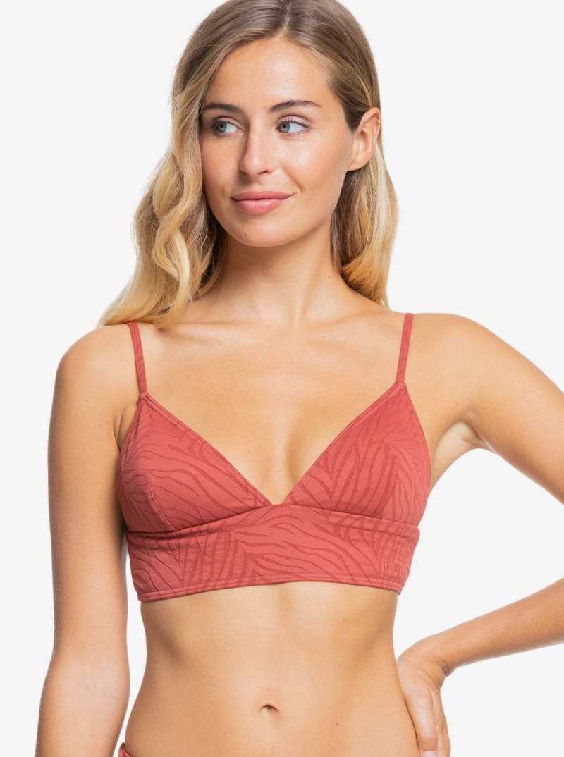 Marsala Roxy Wild Babe Tank Bikini Top | KCEHWA972