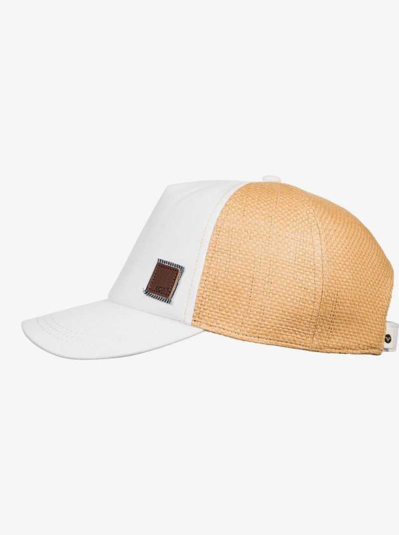 Marshmallow Roxy Incognito Trucker Hat | HYIERA628