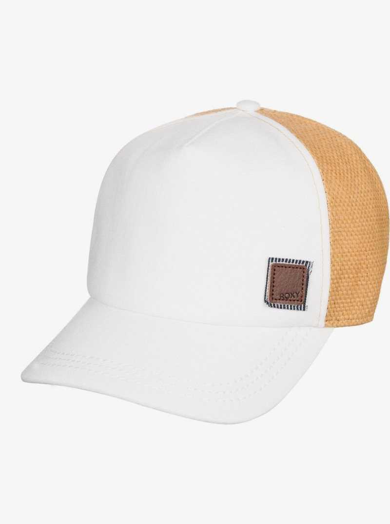 Marshmallow Roxy Incognito Trucker Hat | HYIERA628