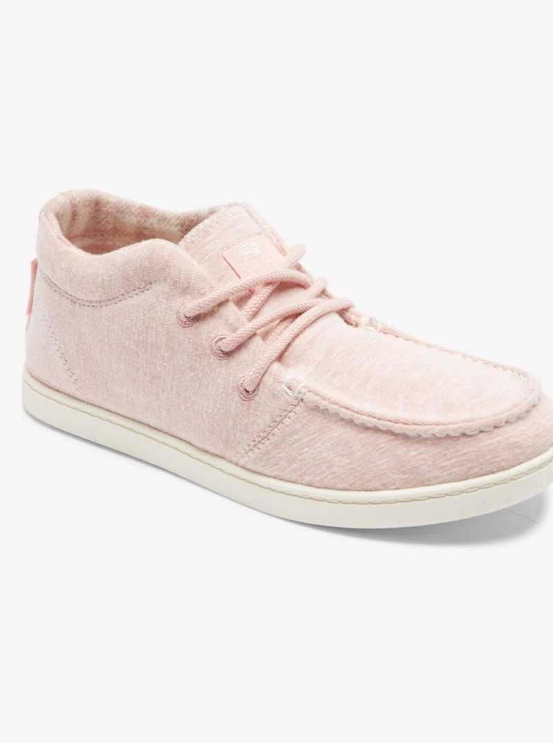 Mauve Wine Roxy Minnow Mid Mid-Top Shoes | NMAPJW513