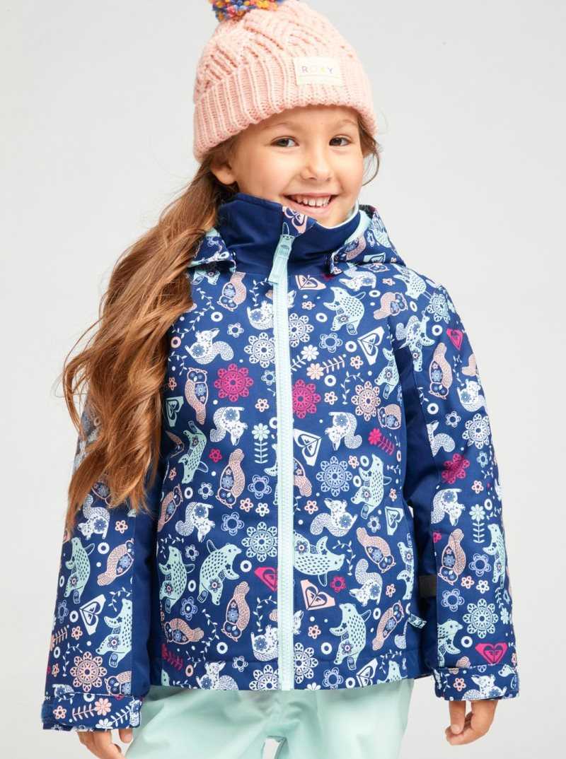 Medieval Blue Neo Roxy 2-7 Snowy Tale Insulated Snow Jacket | SFDATC128