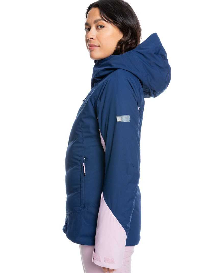 Medieval Blue Roxy Dusk Insulated Snow Jacket | BTRFIL073