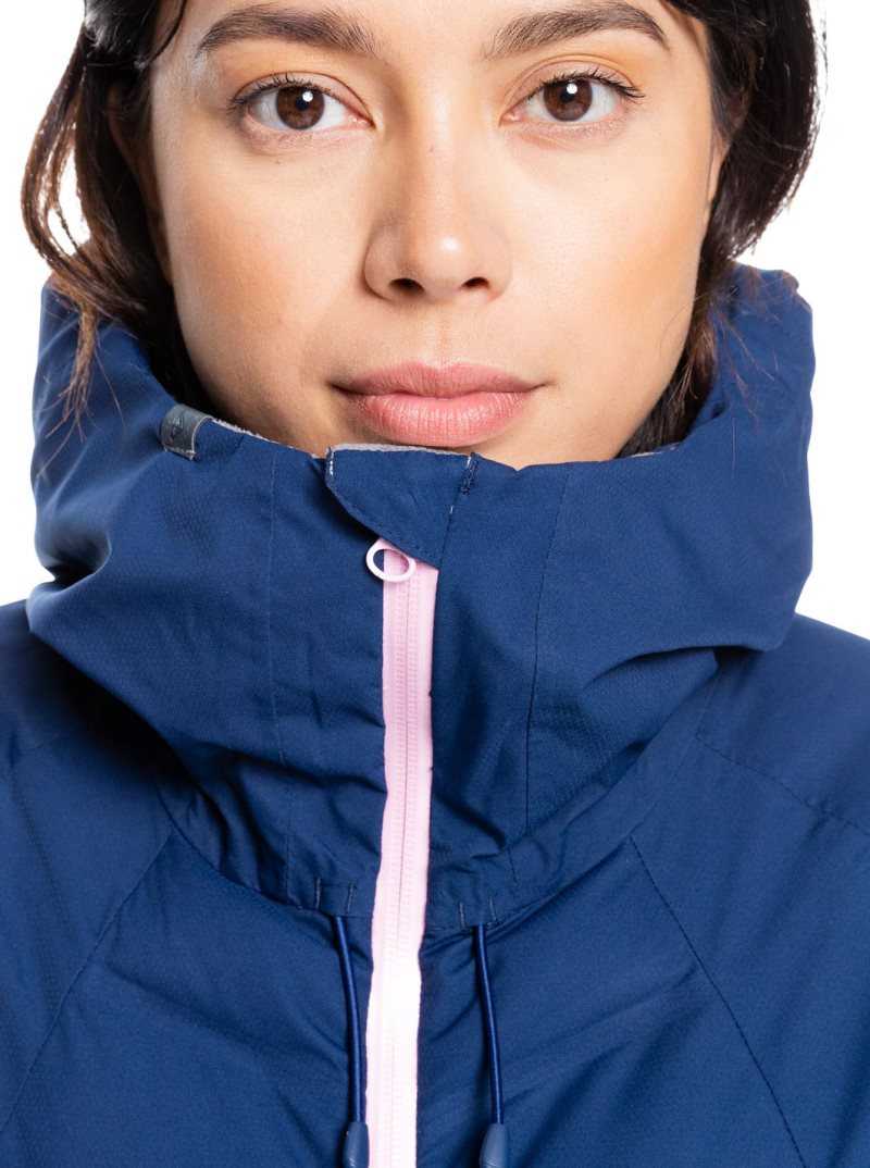 Medieval Blue Roxy Dusk Insulated Snow Jacket | BTRFIL073