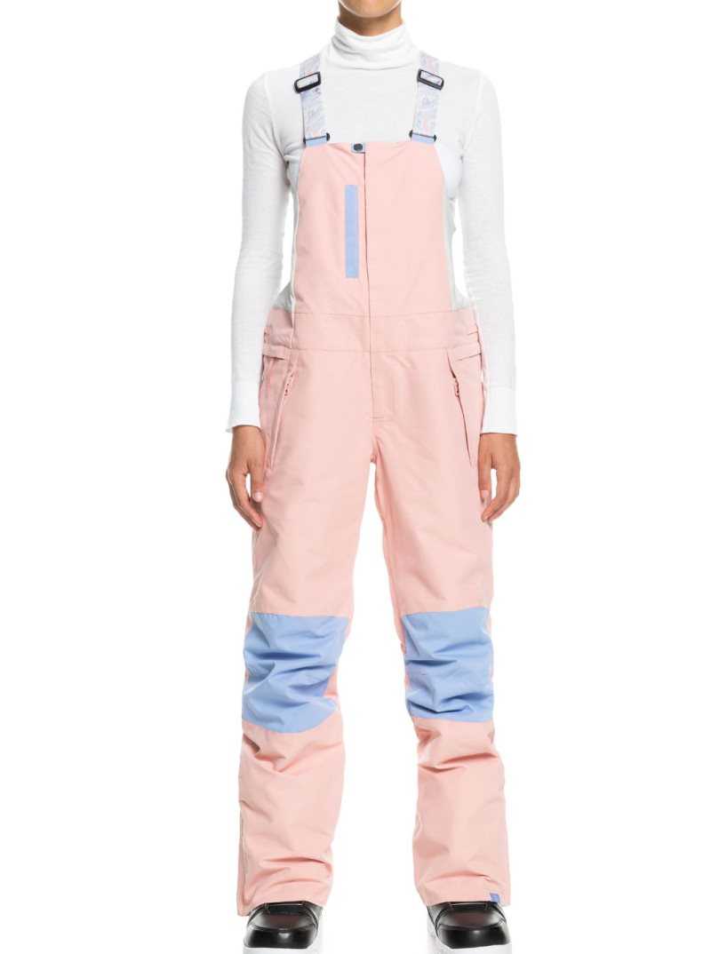 Mellow Rose Roxy Chloe Kim Insulated Snow Bib Pants | FKVSRG035