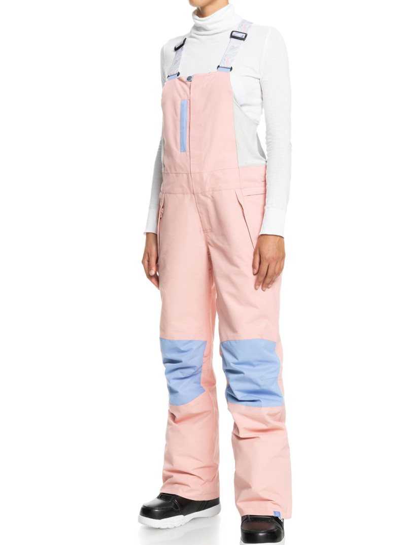 Mellow Rose Roxy Chloe Kim Insulated Snow Bib Pants | FKVSRG035