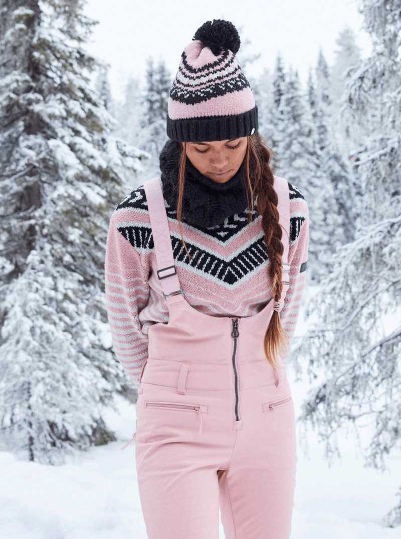 Mellow Rose Roxy Summit Snow Bib Pants | PXBRGW103