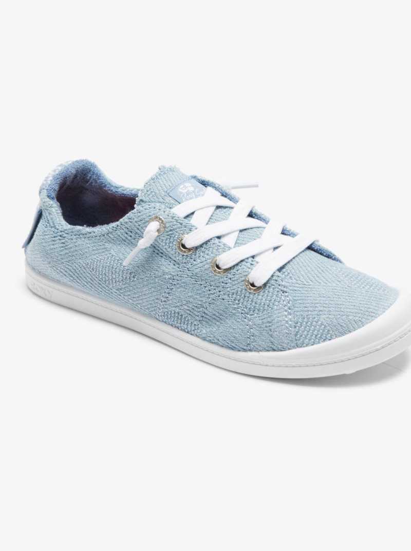 Misty Blue Roxy Bayshore Shoes | EVGLHX371