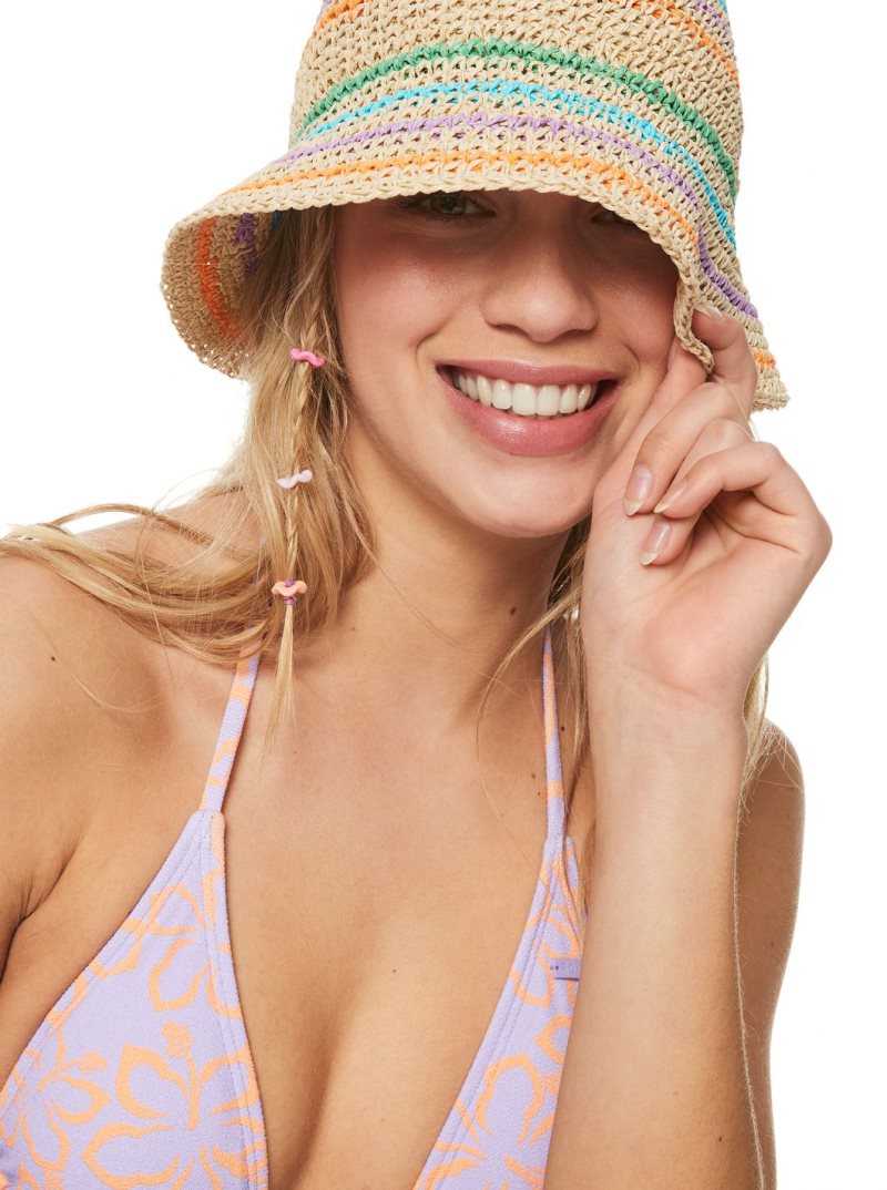 Mock Orange Hawaiianheat Roxy Hawaiian Heat Elongated Triangle Bikini Top | ZGTFDO568